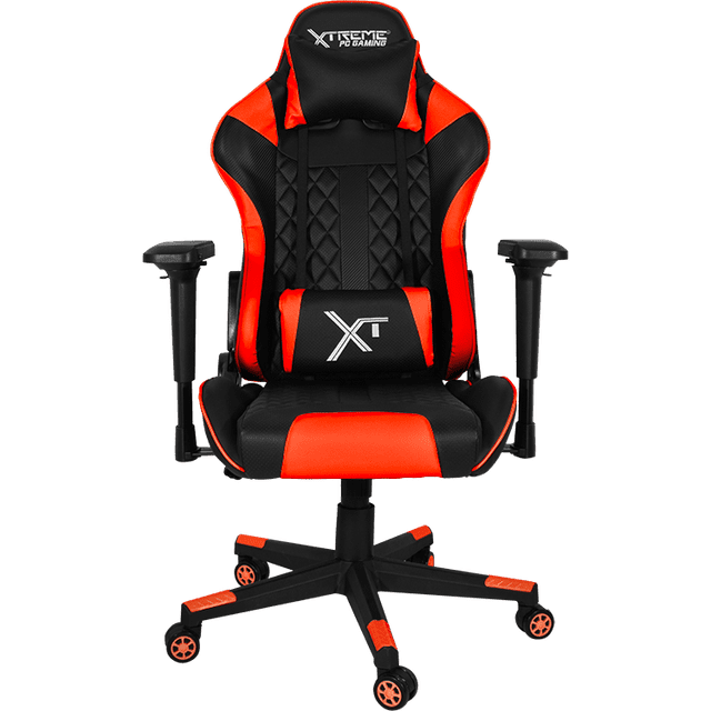 Silla Gamer Xtreme PC Ergonomica Reclinable 4D 180° 150 Kg Roja CGXT501RD Xtreme PC Gaming CGXT501RD