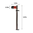 thumbnail image 3 of Mlkoz Bicycle Pump Mini Mini Portable Pump Aluminum Alloy Presta And Schrader Valves Universal Models on Clearance, 3 of 5