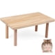 thumbnail image 1 of Plataforma de madera para hámster, soporte de juego para mascotas pequeñas, comedero/bebedero, accesorio para jaula, 1 of 8