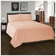 thumbnail image 2 of Superior 4-Piece Classic 300 Thread Count Peach Cotton Sheet Set, California King, 2 of 4