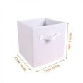 thumbnail image 4 of 11 X 11 Cube Storage Bins Square Foldable Storage Bins Organization and Storage Closet Organizer Storage Cube Storage Bins 11 X 11 Closet Organizers and Storage Shelves, 4 of 9