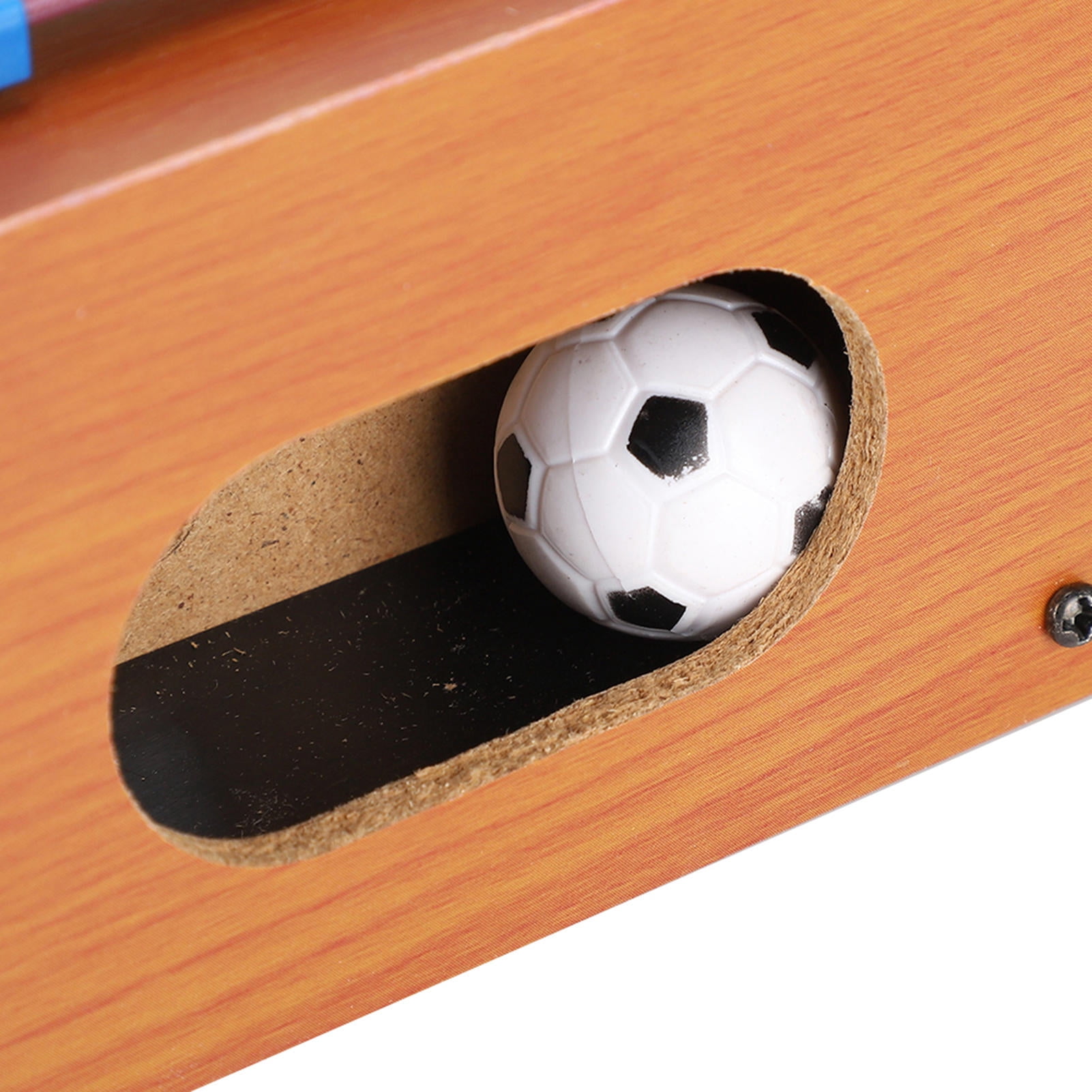 LAZIOEGR 9.06"x14.17" Foosball Table – Thick‑Wall, Anti‑Collision Cotton, Slider Scoreboard, Lock‑Nut Stability, Durable Wood, Ideal Indoor Game for Kids & Parties