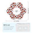 thumbnail image 6 of Hirioo Red Ladybugs for Baby Cotton Petal Bib Drool Bibs for Baby Boy Unisex, 6 of 9