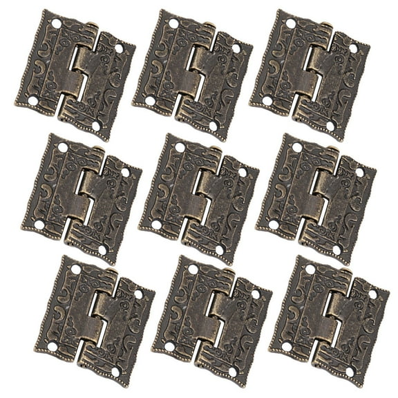 UPKOCH 20Pack Small Door Hinges Iron Vintage Decorative Hinges for present Boxes