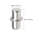 thumbnail image 3 of Clavos de Soporte para Estantes Unique Bargains 6x14mm Niquelados para Muebles 50Pcs, 3 of 3