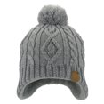 thumbnail image 2 of Gorro infantil de punto de moda para otoño e invierno, gorro de lana cálido con protección para las orejas para niños y niñas, gorro de polar, gorro informal de moda, 2 of 6