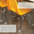 thumbnail image 5 of ECR4Kids Set of 5 18" Seat Height Stack Chair Chrome Legs Swivel Glide, Multiple Colors, 5 of 7