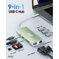 thumbnail image 2 of Hub USB C Acer 9 en 1 con HDMI 4K, Ethernet, USB 3.0 de 5 Gbps, verde, 2 of 7