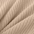 thumbnail image 7 of Gubotare Baby Girls Sweaters Girls Sweaters Kids Fall Winter Tops Long Sleeve Crew Neck Cable Knit Casual Spring Cozy Pullover 4T 5T (Beige,4-5 Years), 7 of 7