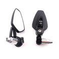 thumbnail image 1 of Espejos de motocicleta CNC Diseño distintivo Vista posterior Durabilidad Anti-shock Plegable Resistencia a la corrosión Accesorios de ciclomotor 2 Paquete Methold VI002038-00B, 1 of 7