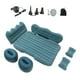 thumbnail image 2 of Colchón inflable portátil para coche con dos almohadas, bomba eléctrica para coche, para acampar Verde, 2 of 9
