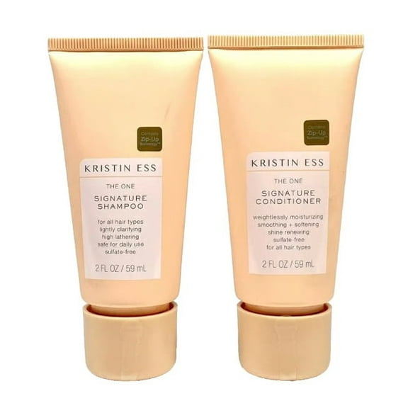 Kristin Ess, The One Signature, Conditioner 2 fl oz & Shampoo 2 fl oz, Pack of 2