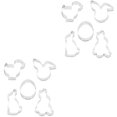thumbnail image 2 of 10 moldes para galletas de Pascua, moldes reutilizables para galletas, cortadores de galletas de acero inoxidable FRCOLOR HaoMX16407082, 2 of 6