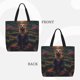thumbnail image 2 of Easygdp Garden Meditating Weasel Bolsa Tote para Mujer, Bolso de Hombro para Trabajo, Playa, Viajes, Compras y Supermercado, 2 of 7