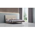 thumbnail image 4 of Whiteline Berlin Light Grey Faux Leather King Bed BK1754-GRY/LGRY, 4 of 7