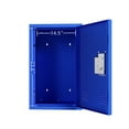 thumbnail image 4 of Gzxs Metal Locker Storage Cabinet, Small Locker 24" H Single-Door Cabinet, Mini Locker Organizer, Utility Lockable Storage Cabinet for Bedroom, Office, Blue, 4 of 7