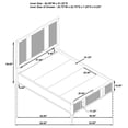 thumbnail image 7 of Terrace 2-drawer Queen Storage Bed Ash Brown, 7 of 7