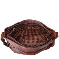 thumbnail image 2 of Jack Georges Voyager Hand-Stained Buffalo Leather Crossbody Bag #7312 (Brown), 2 of 5