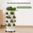 thumbnail image 4 of Youkk Stacking Planter Load-Bearing Planting Pot Multifunctional Permeable Large Flower Container Vegetable Strawberry Type1, 4 of 6