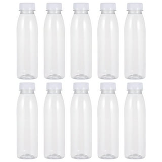 DEAYOU 24 Pack Plastic Juice Bottle, 8 OZ Empty Clear Beverage Bottle with  Cap, Mini Reusable Drink …See more DEAYOU 24 Pack Plastic Juice Bottle, 8