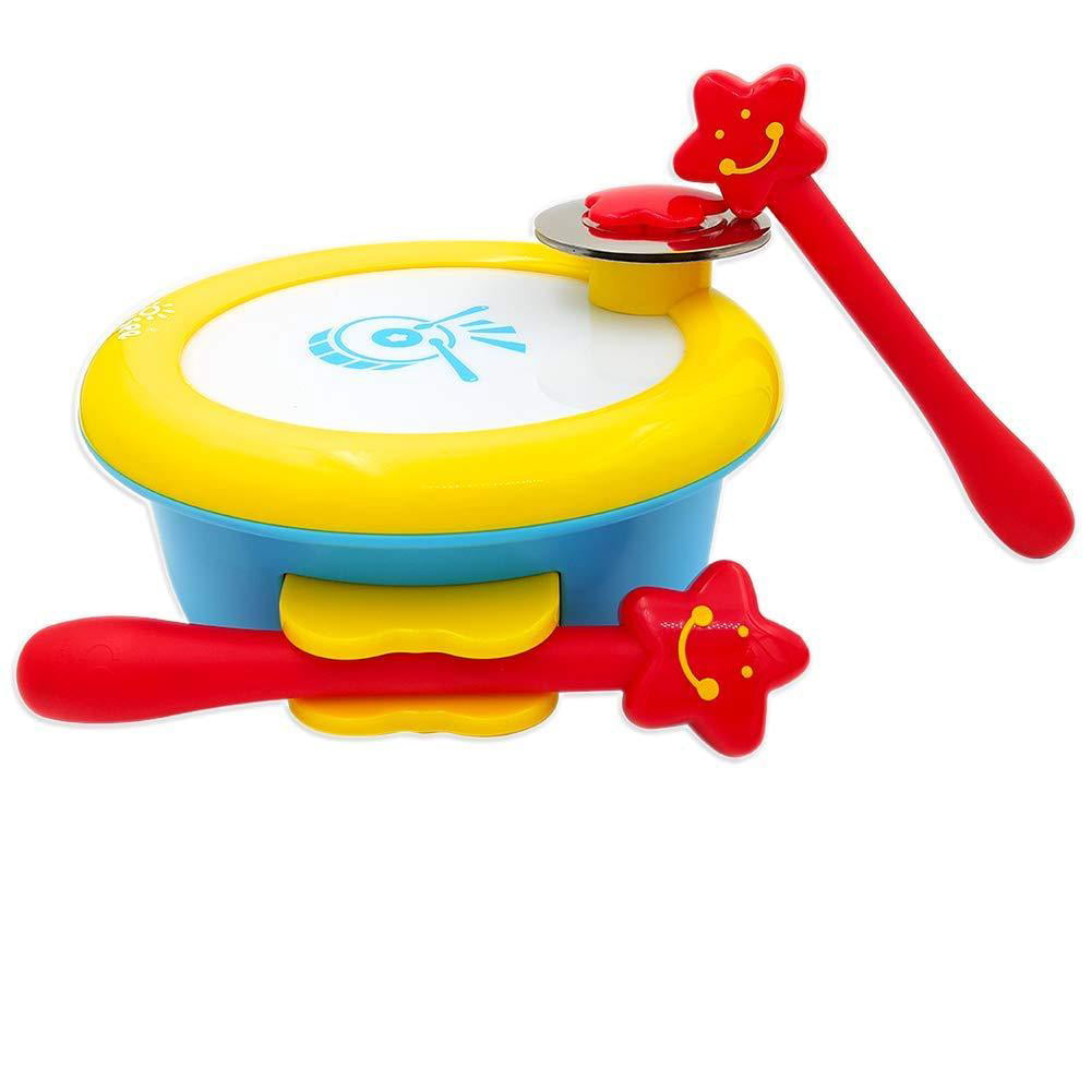 ISEE Baby Musical Toys Drum, Infant Learning Instrument Toy for 1 2