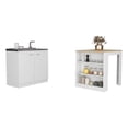 thumbnail image 1 of Pemberly Row 2 Piece Kitchen Set in Multi-color Engineered Wood, 1 of 4