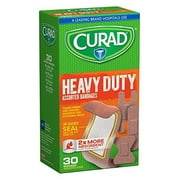 4 Pack Curad Heavy Duty Bandages Assorted Sizes 30 Count Each