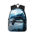 thumbnail image 1 of Disketp Blue Thunder Storm Dragon Mochila Ligera Clásica con Múltiples Bolsillos, Mochila Casual para Hombre y Mujer, Ideal para Escuela, Trabajo y Viajes, 1 of 6
