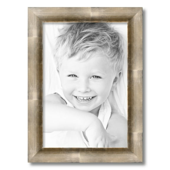 ArtToFrames 13" x 19" Antique Silver Picture Frame, 13x19 inch Silver Wood Poster Frame (WOM-4944), 4 Pack