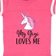 thumbnail image 4 of Inktastic My Gigi Loves Me Unicorn Girls Girls Baby Bodysuit, 4 of 5