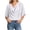 #06 White 【Mix, Match & Rotate: Stock Up on Daily Colors】, variant on Women's Loose Fit V Neck Pleated Collar Chiffon Casual Top Shirt Blouse Soft Lightweight Work Office Outfits | CSEONE,Beige L