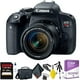 thumbnail image 2 of Canon EOS Rebel T7i DSLR Camera with 18-55mm Lens + 64GB Memory Card + Mega Accessory Kit + 1 Year Warranty Canon 1894C002, 2 of 3