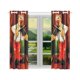 thumbnail image 2 of ABPHQTO Payasos Juegan Cortina de Ventana Cortina de Cocina 65x90 cm (Dos Piezas), 2 of 3