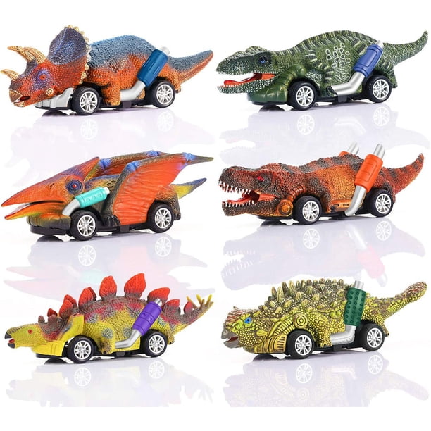 Coche de juguete de dinosaurio para niños, juguetes para mascotas para niños