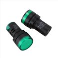 thumbnail image 2 of 10 Piezas AC220V LED Verde Indicador de Encendido Piloto Luz de SeñAl LáMpara 22 mm de DiáMetro, 2 of 8