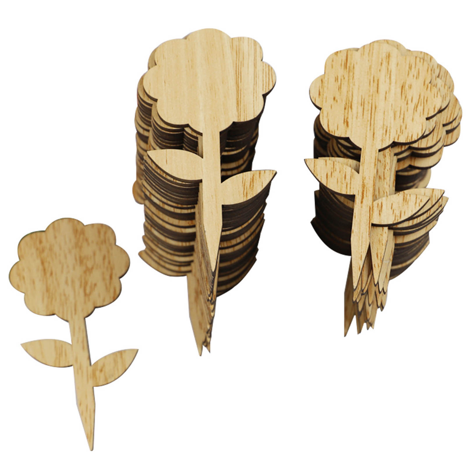 BESTHUA 60pcs Plant Labels - Vegetable Garden Markers | Garden Nursery Labels | Wooden Plant Stakes Labels Gift Wooden Garden Stakes Succulent Plant ...