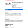 thumbnail image 2 of Rear Brake Rotor Set - Compatible with 2003 - 2005 GMC Savana 2500 2004, 2 of 2