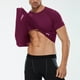 thumbnail image 1 of pstuiky Camisas de vestir de manga corta para hombre, Camisa deportiva de color liso con mangas raglán cortas y cuello redondo para hombre ropa de hombre xxl, 1 of 5