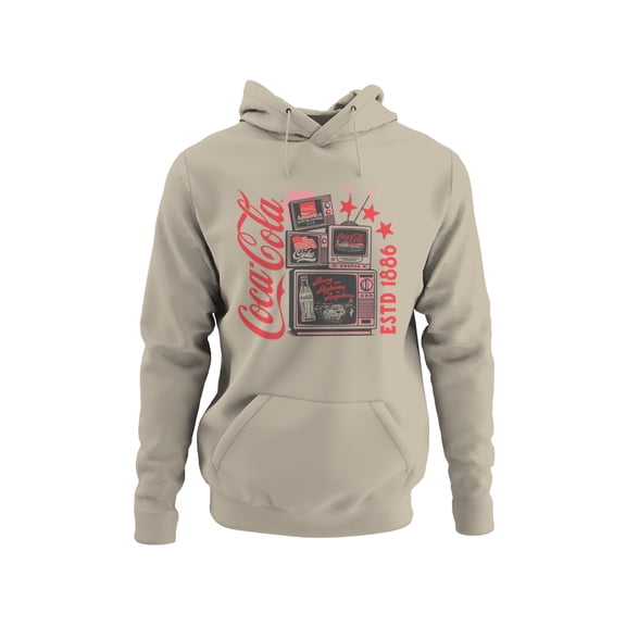 Officially Licensed Coca Cola Retro Americana Design Men's Hoodie