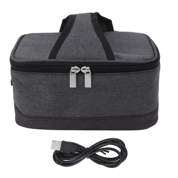 USB Heated Lunch Box,Portable Electric Lunch Box USB Heating Insulation Bag Food Heater Bag Luxury Finish