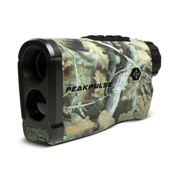 PEAKPULSE 1300 Yards Laser Rangefinder 6x Magnification Hunting with Distance/Angle/Height Measurement, Portable Laser Range Finder for Golf/Outdoor/Bowhunting, Compatible with 4 AAA Batteries (Not)