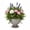 Cream, variant on Sereia Pedestal Ceramic Planter with Layered Glaze