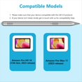 thumbnail image 5 of Lápiz Óptico 2.0 para Chromebook y Fire Max 11, con Soporte de Inclinación, Sensibilidad A la Presión 4096, Plateado, 5 of 5