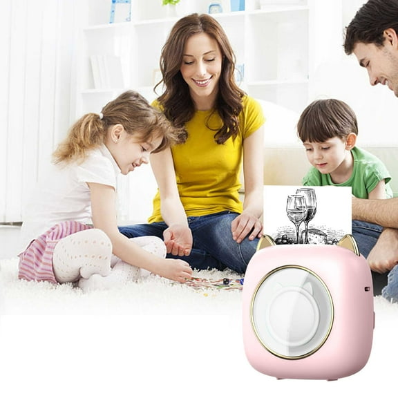 Label Maker Machine with Tape,Office School Supplies,Pocket Thermal Bluetooth Sticker Label Printer,Portable Mini Inkless Printer for Phone with 1 Rolls Paper,School Office Gadgets