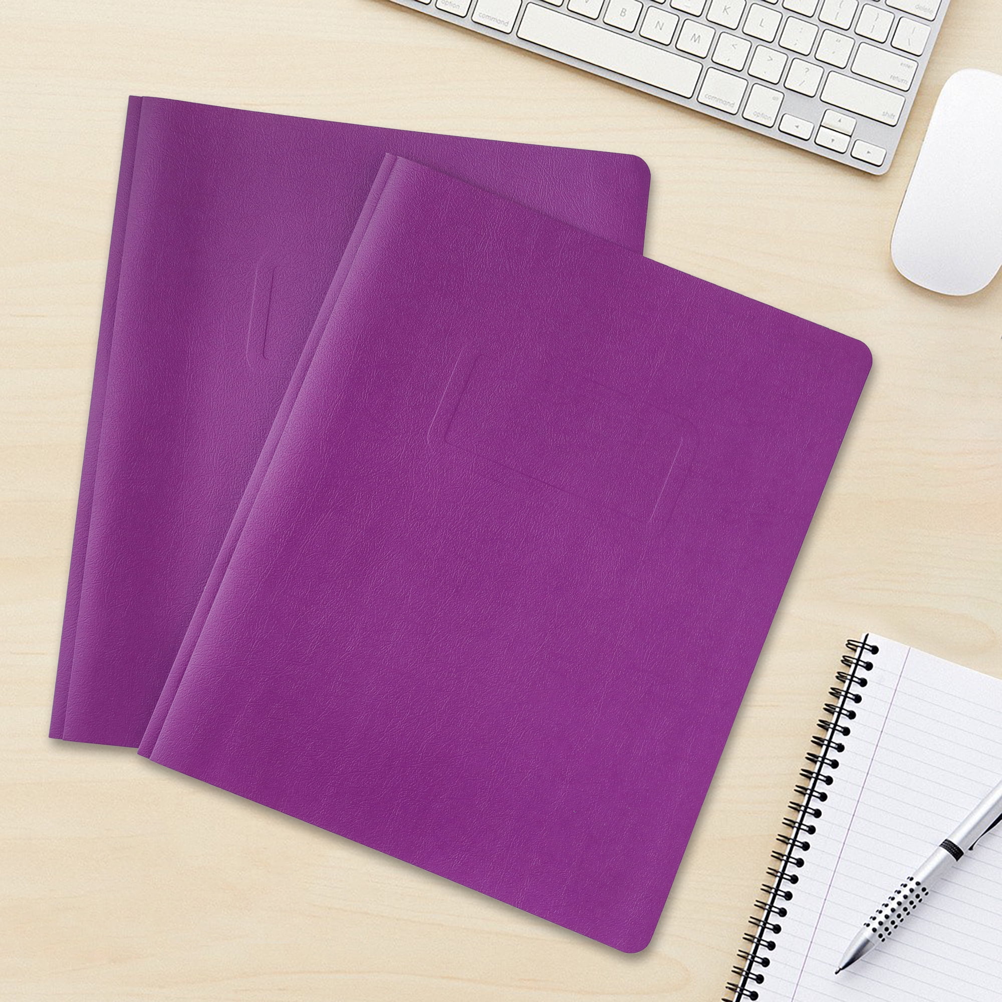 PEN+GEAR PURPLE REPORT COVER, 9.4" x 11.5", Light Blue
