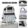 thumbnail image 3 of FORMRS Mini Backpack Purse for Women Travel Daypack Casual Shoulder Bag, Blue Retro Pattern, 3 of 7