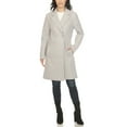 thumbnail image 2 of White Mark Women's Long Sleeve Classic Double-Breasted Walker Coat, 2 of 6