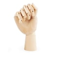 thumbnail image 1 of Mannequin Articulé en Bois avec Doigts Flexibles 10 Pouces Main Droite, 1 of 9