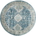 thumbnail image 2 of Rugs.com Newport Collection Rug – 4' Round Navy Blue Medium Rug Perfect For Kitchens, Dining Rooms, 2 of 9