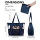 thumbnail image 5 of Bolsa de Playa HOMESPON Impermeable, Resistente a la Arena, Plegable, Azul Marino, 5 of 7